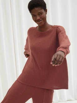 Esma - T-shirt de pyjama à manches longues<Darjeeling Sale