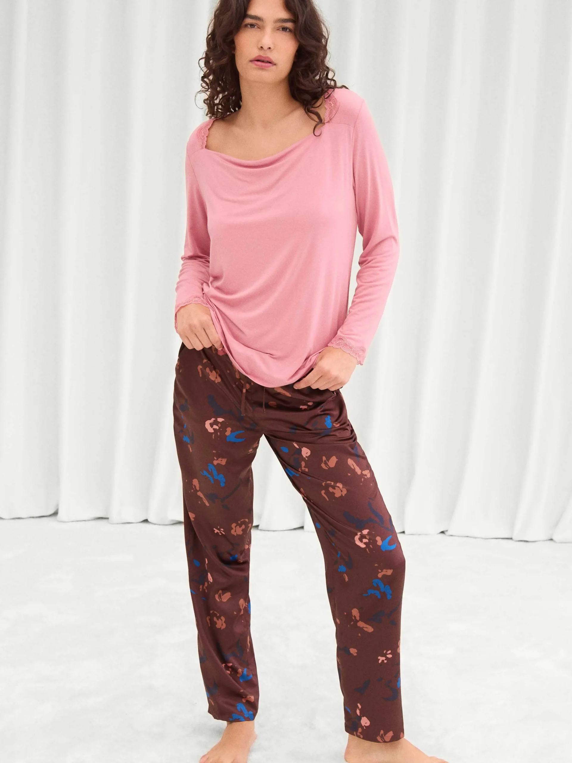 Mikiko - T-shirt de pyjama à manches longues<Darjeeling Cheap
